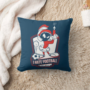 MARVIN THE MARTIAN™ "Ik haat American Football" Gr Kussen