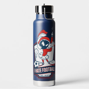 MARVIN THE MARTIAN™ "Ik haat voetbal" Grafisch Waterfles