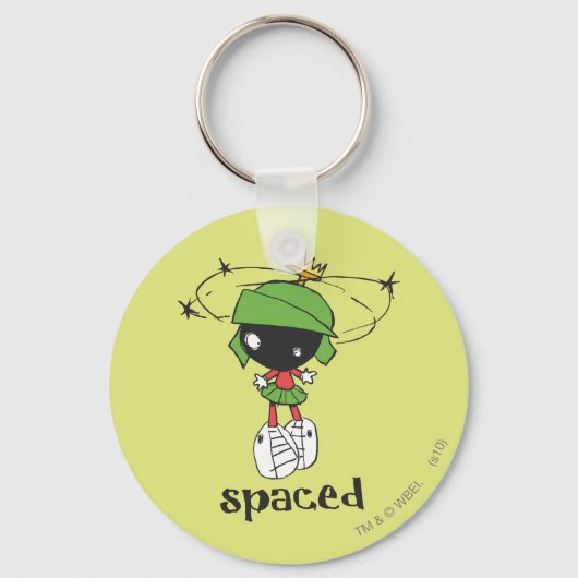 MARVIN THE MARTIAN™ in de ruimte Sleutelhanger (Voorkant)