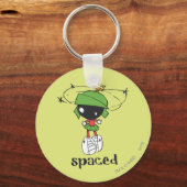 MARVIN THE MARTIAN™ in de ruimte Sleutelhanger (Voorkant)
