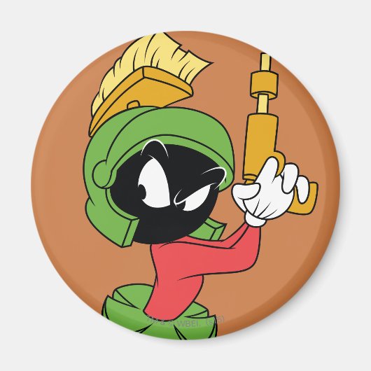MARVIN THE MARTIAN™ Klaar met laser Magneet (Voorkant)