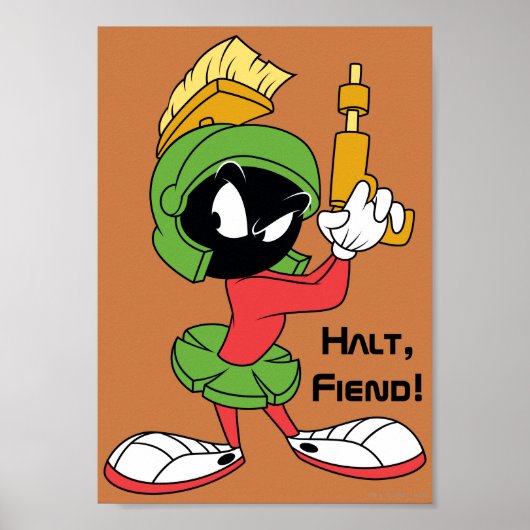 MARVIN THE MARTIAN™ Klaar met laser Poster (Voorkant)