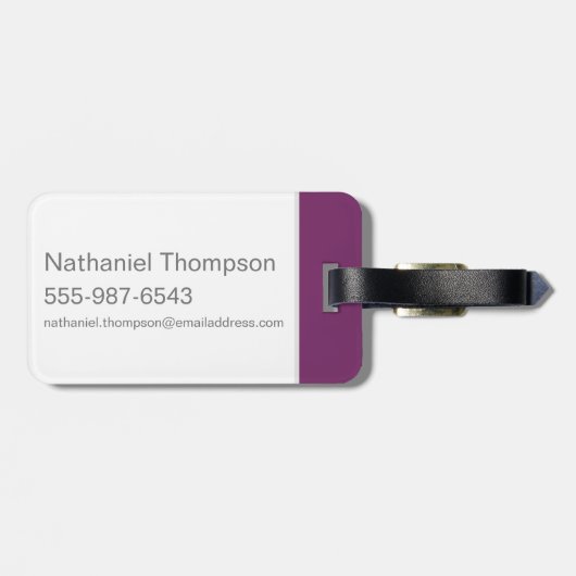 MARVIN THE MARTIAN™ ON Vacation Bagagelabel (Achterkant horizontaal)