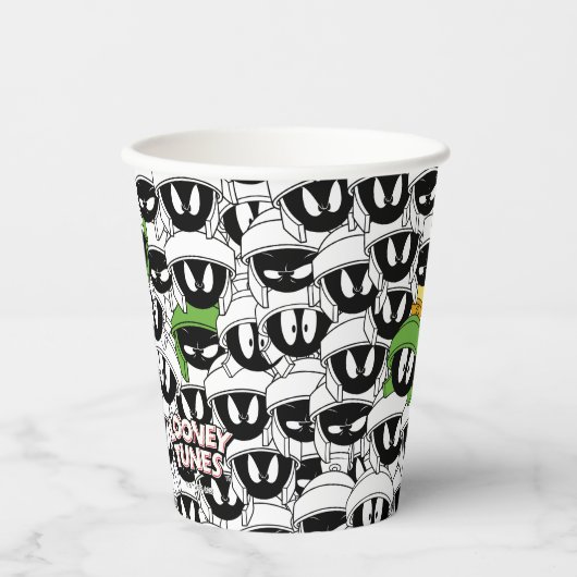MARVIN THE MARTIAN™ Pattern Papieren Bekers (Voorkant)