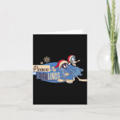 Marvin The Martian Peace On Earthlings T Shirt  Kaart (Voorkant)