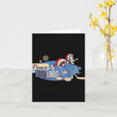 Marvin The Martian Peace On Earthlings T Shirt  Kaart (Gele Bloem)