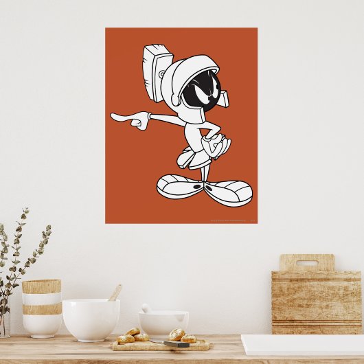 MARVIN THE MARTIAN™ Pointing Poster (Keuken)