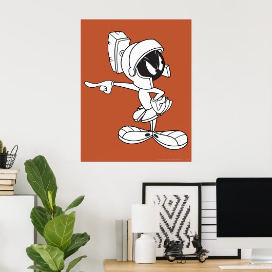 MARVIN THE MARTIAN™ Pointing Poster (Thuiskantoor)