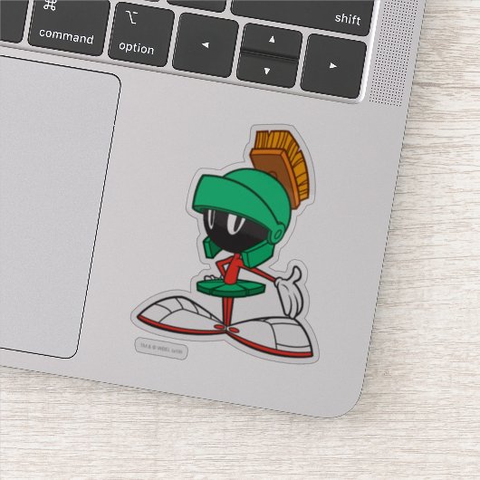 MARVIN THE MARTIAN™ Presenting Sticker (Detail)