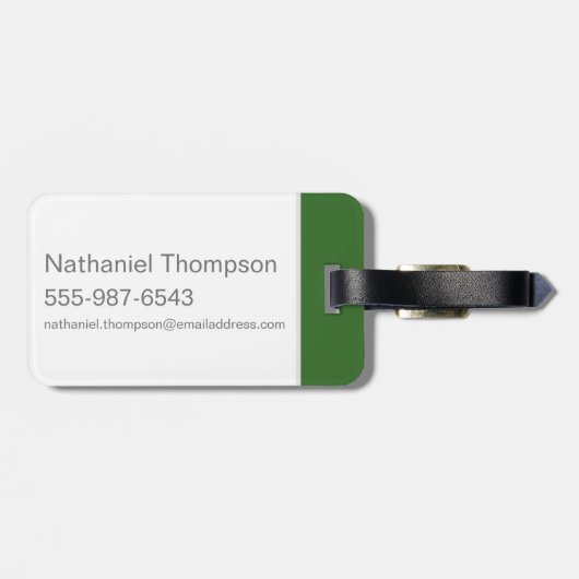 MARVIN THE MARTIAN™ Proclamation Bagagelabel (Achterkant horizontaal)