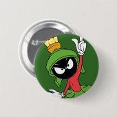 MARVIN THE MARTIAN™ Proclamation Ronde Button 5,7 Cm (Voorkant /achterkant)