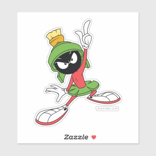 MARVIN THE MARTIAN™ Proclamation Sticker (Vel)