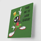 MARVIN THE MARTIAN™ Proclamation Vierkante Klok (Hoek)