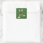 MARVIN THE MARTIAN™ Proclamation Vierkante Sticker (Tas)