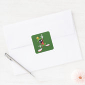 MARVIN THE MARTIAN™ Proclamation Vierkante Sticker (Envelop)
