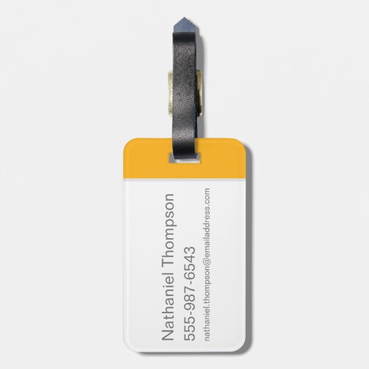 MARVIN THE MARTIAN™ Punch Bagagelabel (Achterkant verticaal)