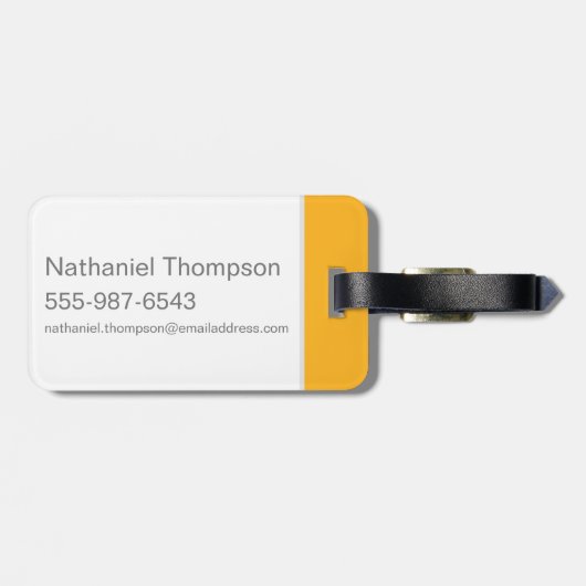 MARVIN THE MARTIAN™ Punch Bagagelabel (Achterkant horizontaal)