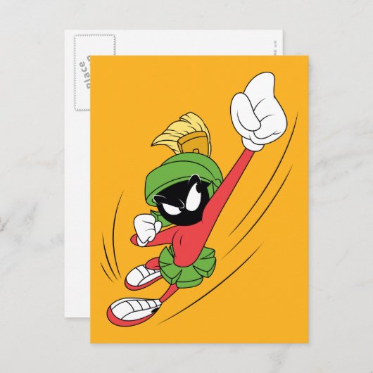MARVIN THE MARTIAN™ Punch Briefkaart (Voorkant / Achterkant)