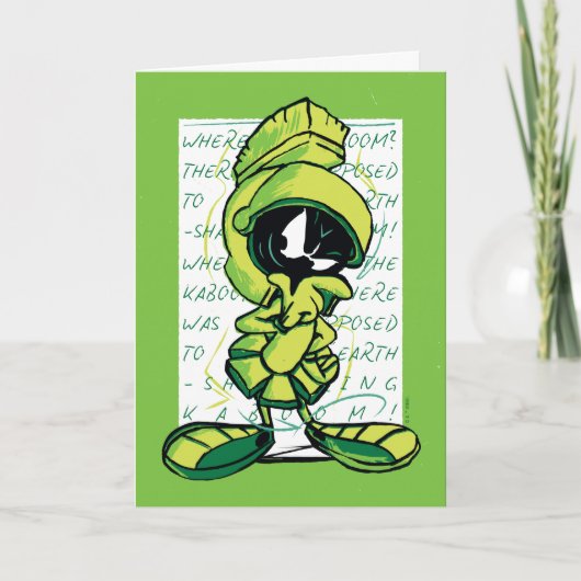 MARVIN THE MARTIAN™ Quote Sketch Kaart (Voorkant)
