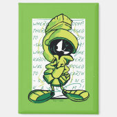 MARVIN THE MARTIAN™ Quote Sketch Magneet (Voorkant)