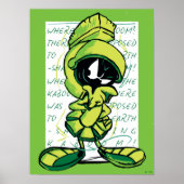 MARVIN THE MARTIAN™ Quote Sketch Poster (Voorkant)