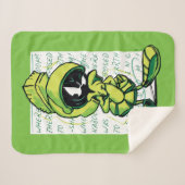 MARVIN THE MARTIAN™ Quote Sketch Sherpa Deken (Voorkant (horizontaal))