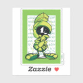 MARVIN THE MARTIAN™ Quote Sketch Sticker (Vel)