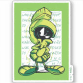 MARVIN THE MARTIAN™ Quote Sketch Sticker (Voorkant)