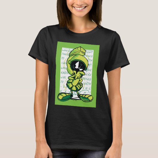 MARVIN THE MARTIAN™ Quote Sketch T-shirt (Voorkant)