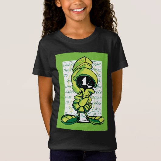 MARVIN THE MARTIAN™ Quote Sketch T-shirt (Voorkant)
