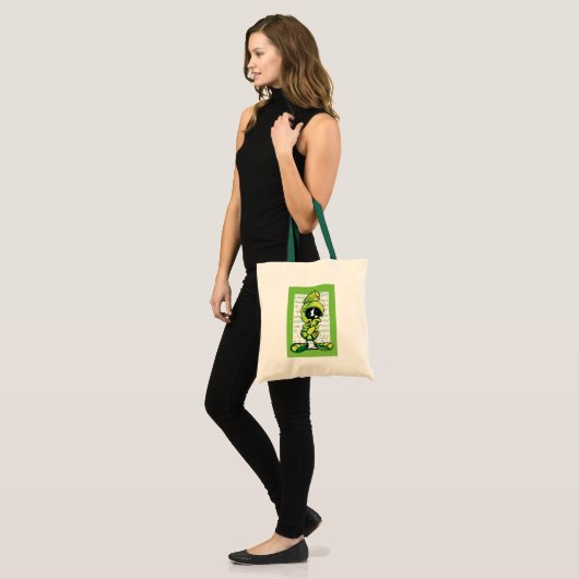 MARVIN THE MARTIAN™ Quote Sketch Tote Bag (Voorkant (model))