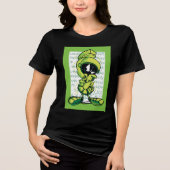 MARVIN THE MARTIAN™ Quote Sketch Tri-Blend Shirt (Voorkant)