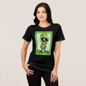 MARVIN THE MARTIAN™ Quote Sketch Tri-Blend Shirt (Voorkant volledig)