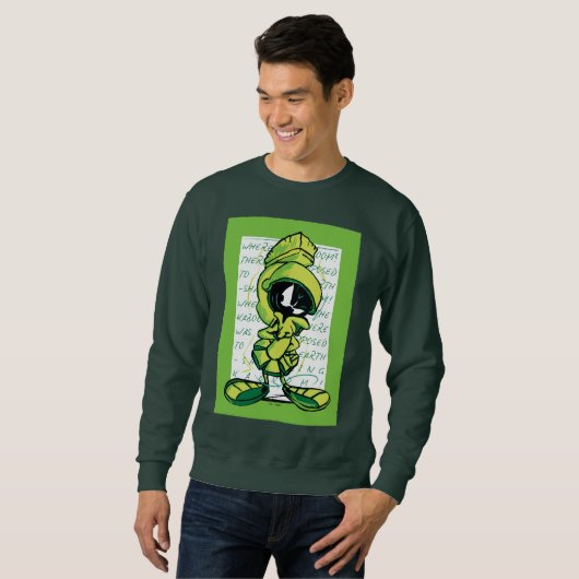 MARVIN THE MARTIAN™ Quote Sketch Trui (Voorkant volledig)