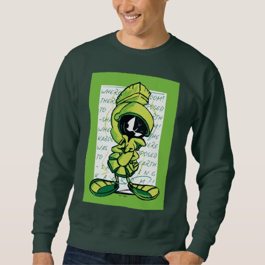 MARVIN THE MARTIAN™ Quote Sketch Trui (Voorkant)