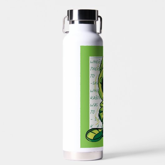 MARVIN THE MARTIAN™ Quote Sketch Waterfles (Voorkant)