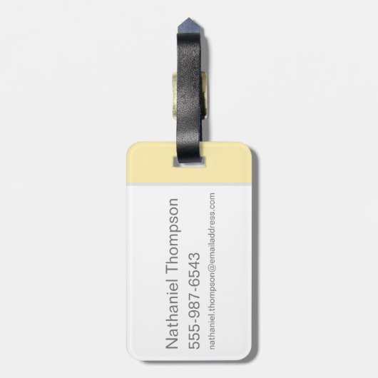 MARVIN THE MARTIAN™ Shrug Bagagelabel (Achterkant verticaal)