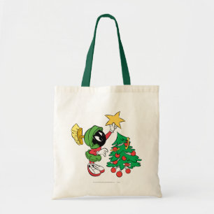 MARVIN THE MARTIAN™ ster op boom zetten Tote Bag