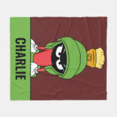 MARVIN THE MARTIAN™ Upset Fleece Deken (Voorkant (Horizontaal))