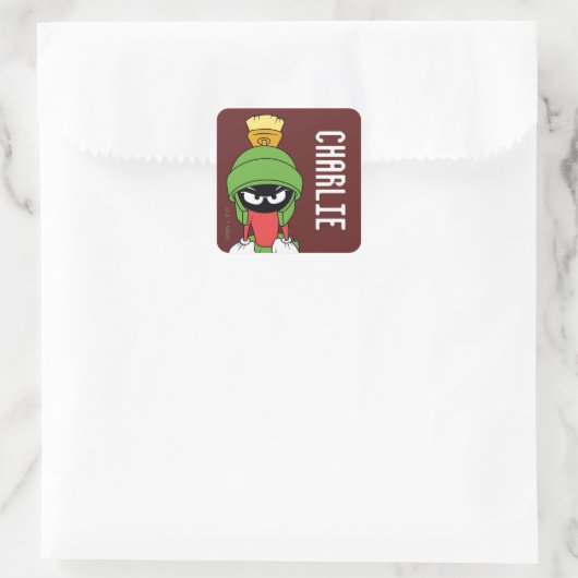MARVIN THE MARTIAN™ Upset Vierkante Sticker (Tas)