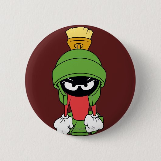 MARVIN THE MARTIAN™ Van streek Ronde Button 5,7 Cm (Voorkant)