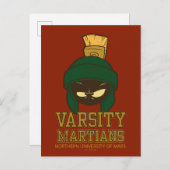MARVIN THE MARTIAN™ Varsity Collegiate Graphic Briefkaart (Voorkant / Achterkant)