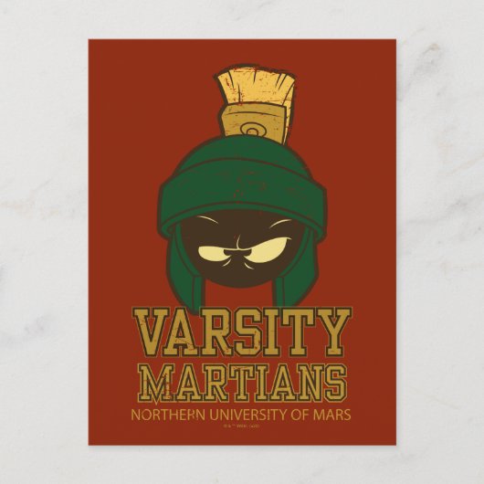 MARVIN THE MARTIAN™ Varsity Collegiate Graphic Briefkaart (Voorkant)
