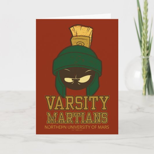 MARVIN THE MARTIAN™ Varsity Collegiate Graphic Kaart (Voorkant)