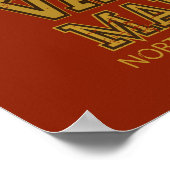 MARVIN THE MARTIAN™ Varsity Collegiate Graphic Poster (Hoek)