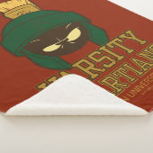 MARVIN THE MARTIAN™ Varsity Collegiate Graphic Sherpa Deken (3/4)