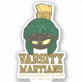 MARVIN THE MARTIAN™ Varsity Collegiate Graphic Sticker (Voorkant)
