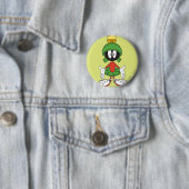 MARVIN THE MARTIAN™ Verward Ronde Button 5,7 Cm (In situ)