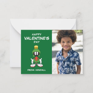 MARVIN THE MARTIAN™ Verward   Valentijnsdag Notitiekaartje