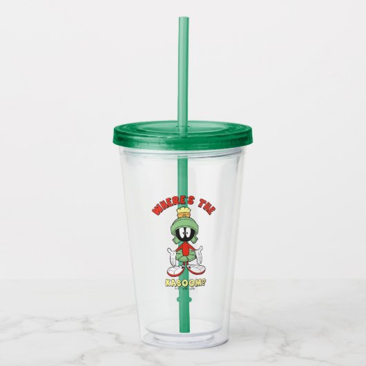 MARVIN THE MARTIAN™ Waar is de Kaboom? Acryl Drinkbeker (Voorkant)